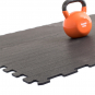 TRINFIT Sportovní gumová podlaha do fitness_puzzle_50_50_černá_5dg